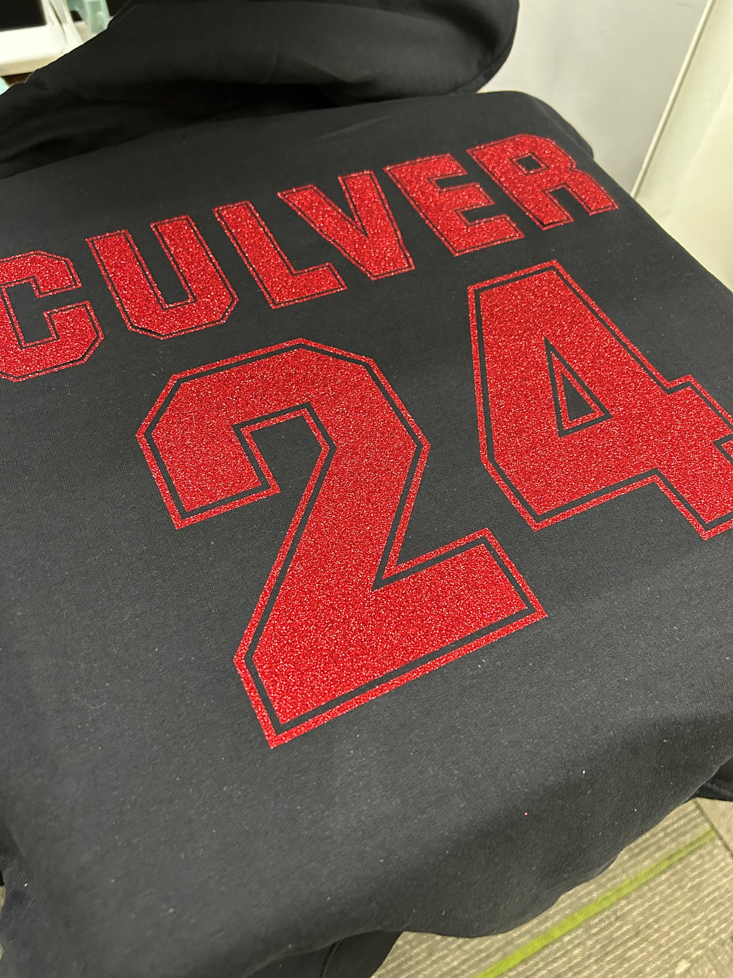 Custom M Football Hoodie