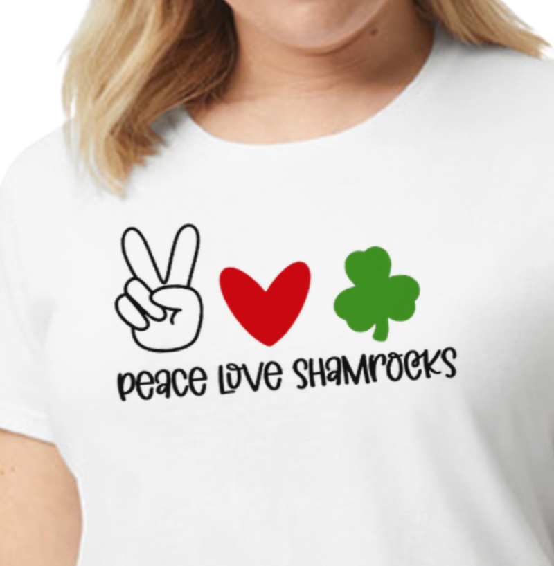 Peace Love Shamrocks