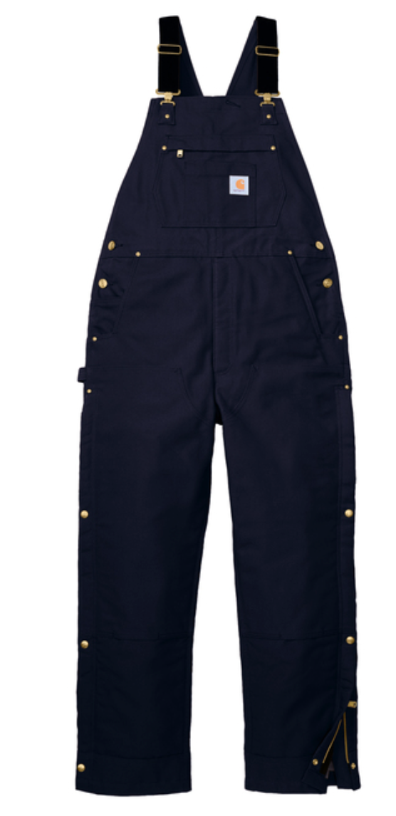 Carhartt® Firm Duck Insulated Bib Overalls