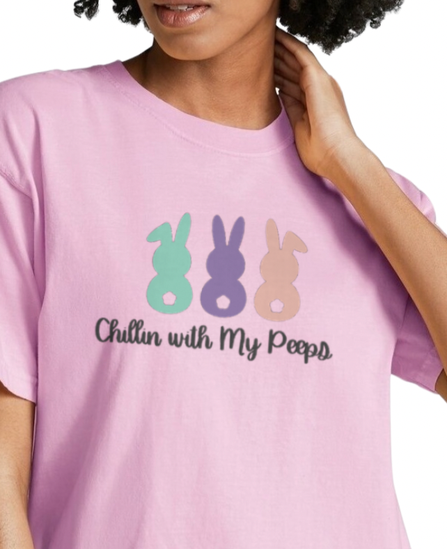 Chillin With My Peeps (Bunnies) T-Shirt