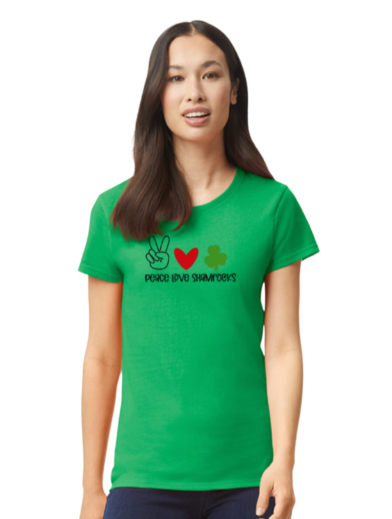 Peace Love Shamrocks T-Shirt