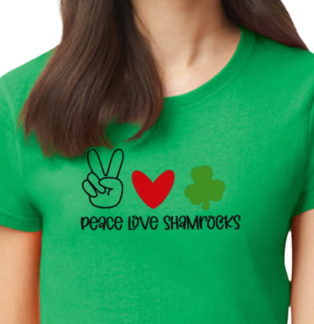 Peace Love Shamrocks T-Shirt