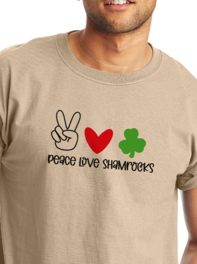 Peace Love Shamrocks T-Shirt