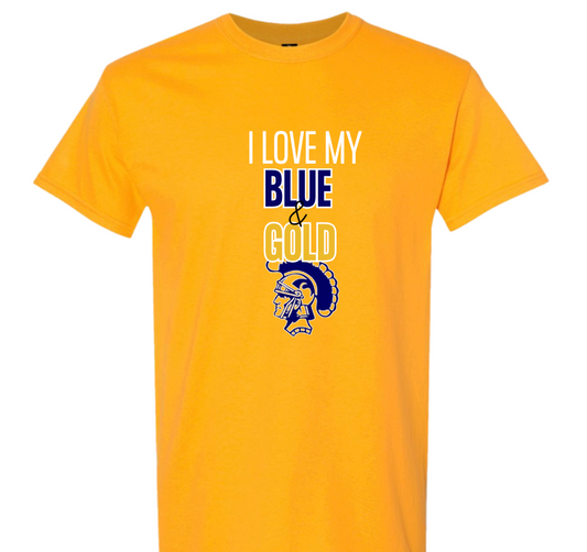 I Love My Blue & Gold