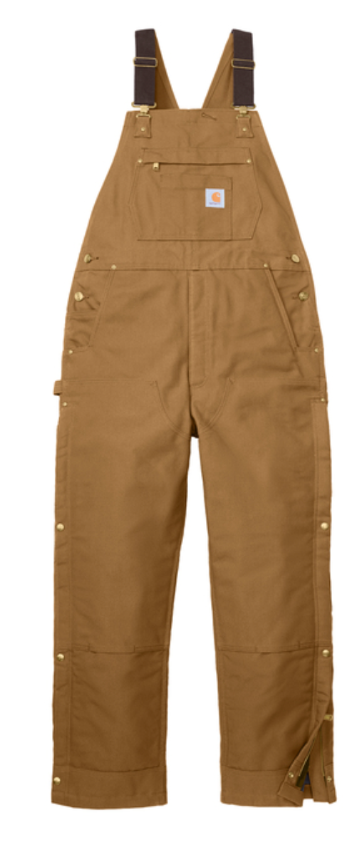 Carhartt® Firm Duck Insulated Bib Overalls