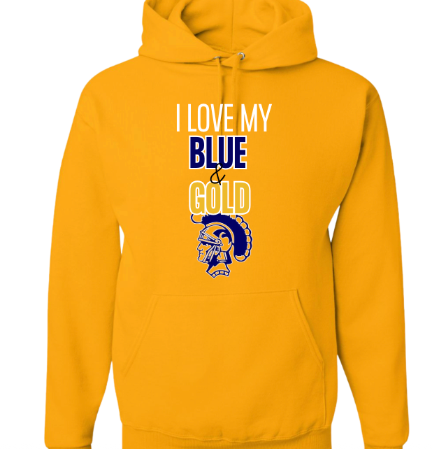 I Love My Blue & Gold